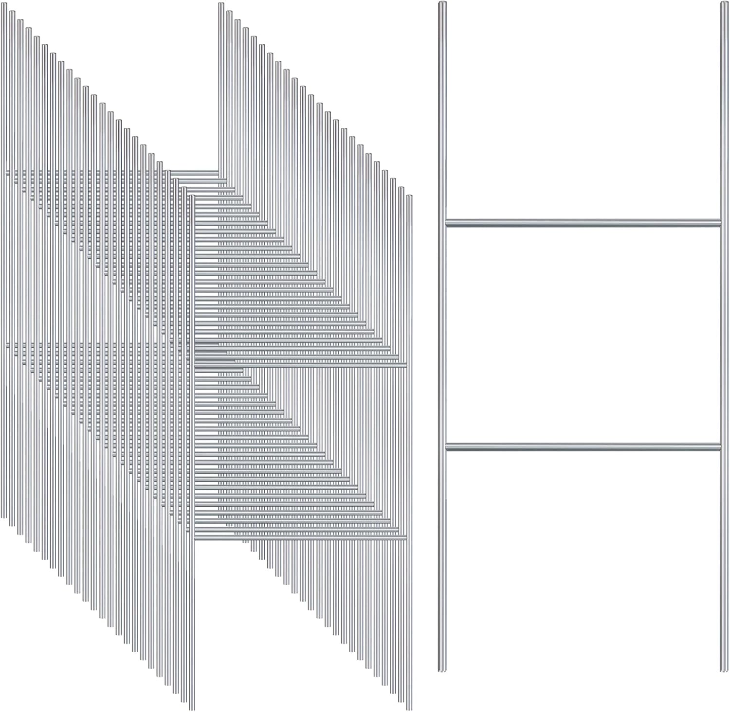 H Frame Yard Sign Stakes Metal